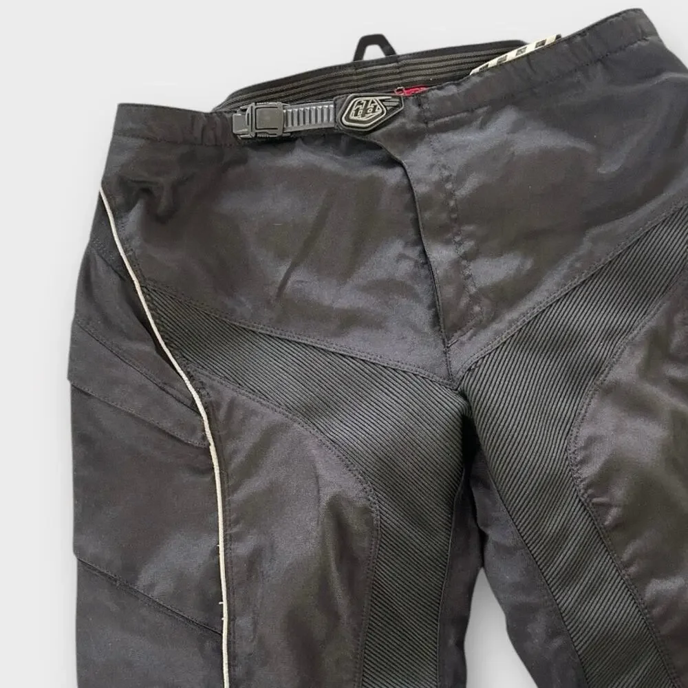Troy Lee Designs REV Motocross Riding Pants Mens 38 Black Mesh Lined MX ATV